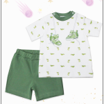 طقم بيبي شورت قطعتين موديل 40669