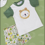 طقم بيبي شورت قطعتين موديل 40676