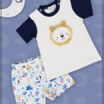 طقم بيبي شورت قطعتين موديل 40676