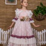 فستان بناتي تركي فاخر موديل 3024