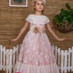 فستان بناتي تركي فاخر موديل 3026