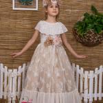 فستان بناتي تركي فاخر موديل 3026