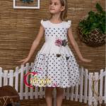 فستان بناتي تركي فاخر موديل 3083