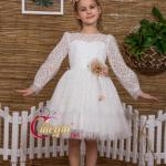 فستان بناتي تركي فاخر موديل 3059