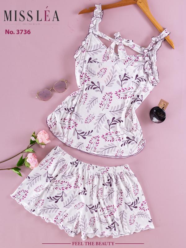 بجامة نسائي صيفي موديل 3736