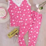 بجامة نسائي صيفي موديل 4078