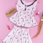 بجامة نسائي صيفي موديل 4004