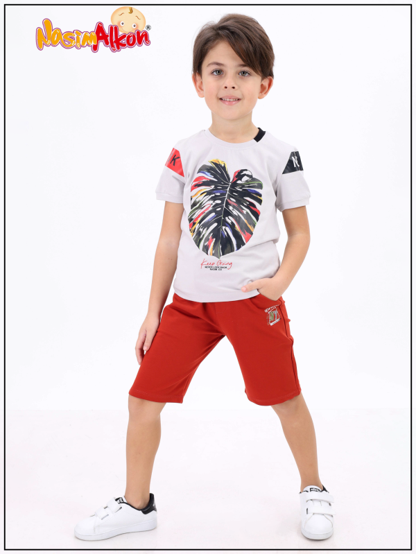 بجامة ولادي شورت موديل 200143