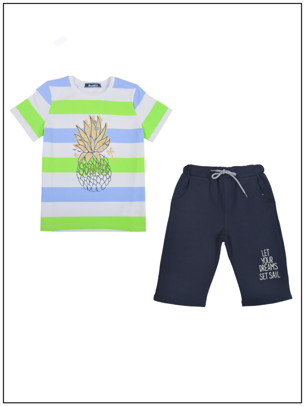 بجامة ولادي  قطعتين موديل 1236-1736