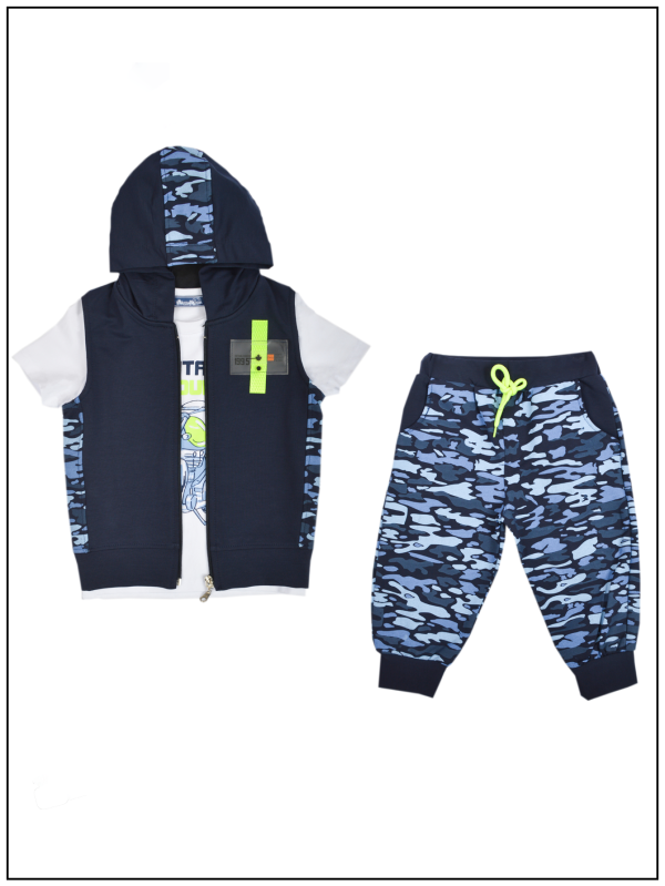 بجامة ولادي 3 قطع موديل 1237-1737