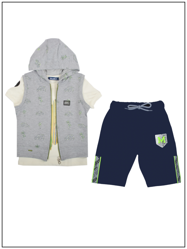 بجامة ولادي 3 قطع موديل 1287-1787-2287