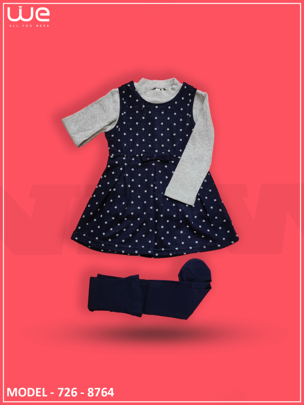 طقم قستان بناتي موديل 726-8764