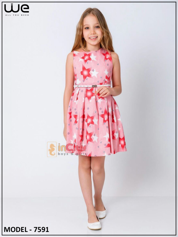فستان بناتي IN CITY موديل 7591